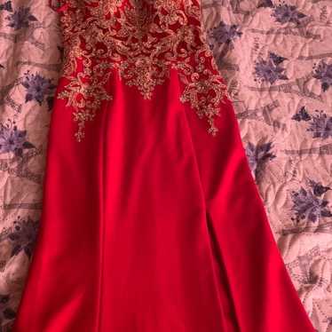 Red prom dress - image 1