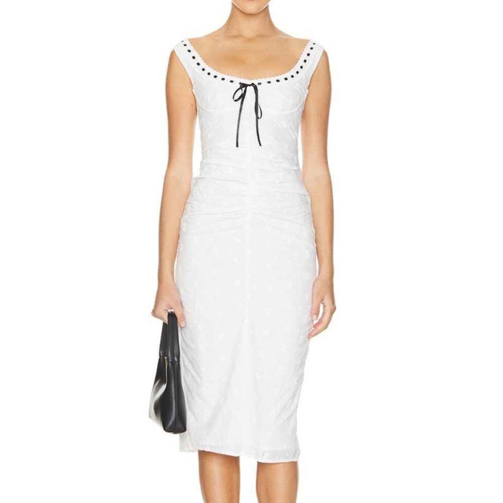 Majorelle Carmen Midi Dress White - image 1