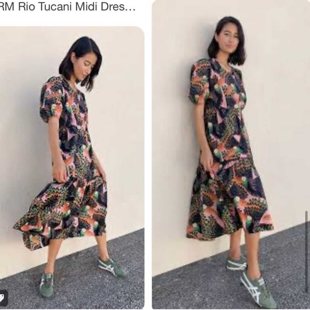 Farm Rio | Tucani Toucan Dress  Sz S - image 2