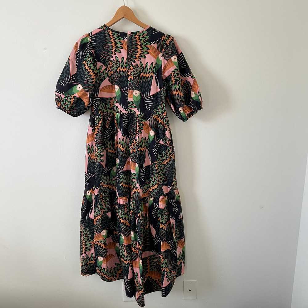 Farm Rio | Tucani Toucan Dress  Sz S - image 8