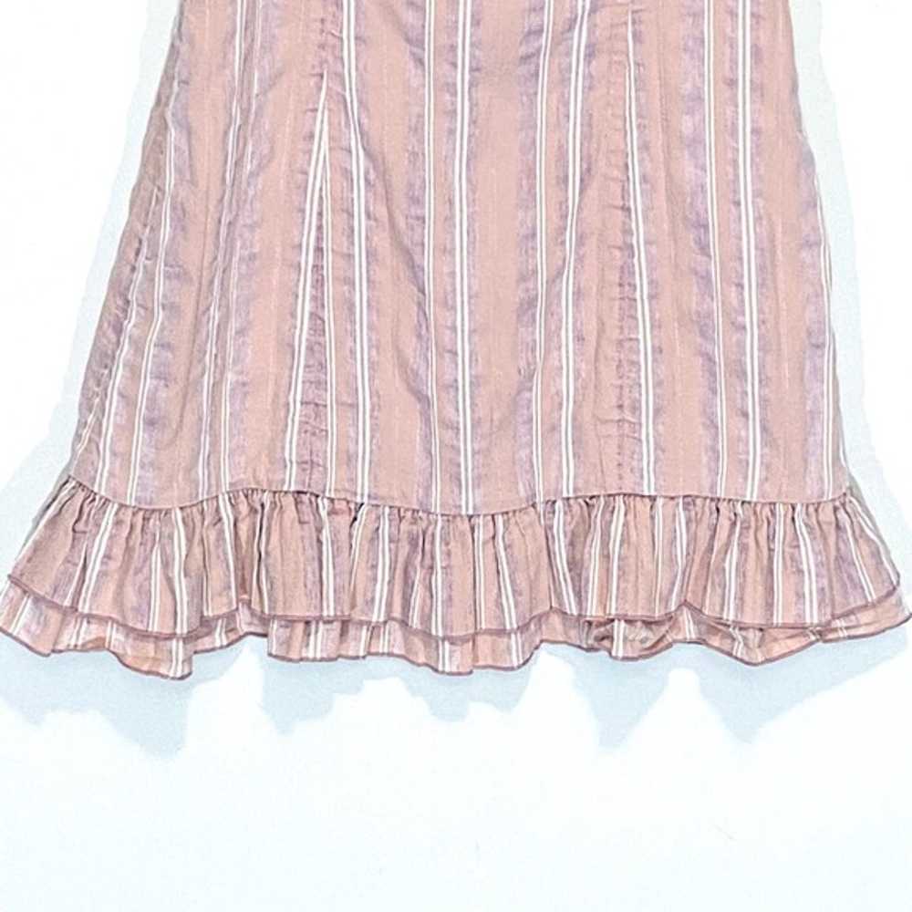 ALEXIS Women’s Linen Blend Pink Striped Mini Dres… - image 5