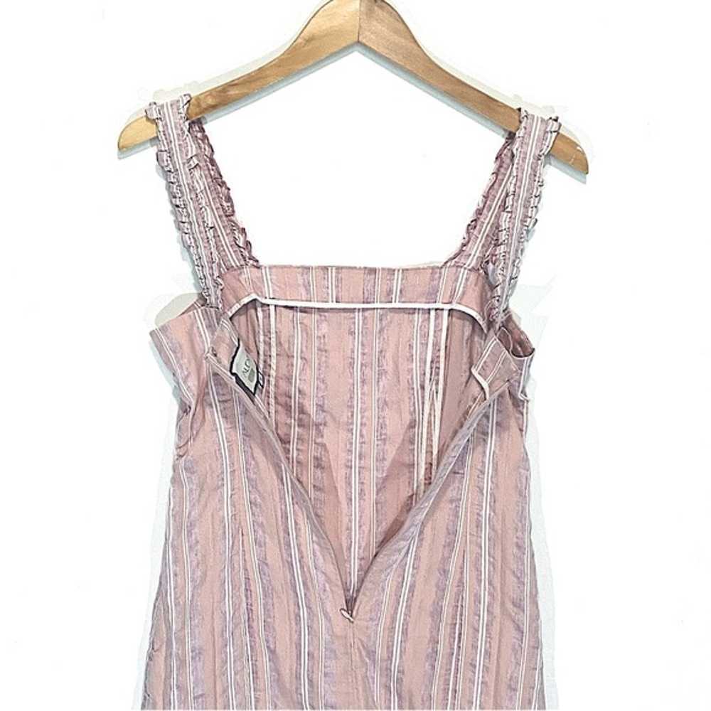 ALEXIS Women’s Linen Blend Pink Striped Mini Dres… - image 8