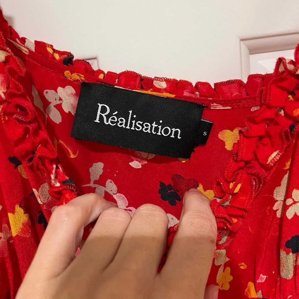 Realisation Par THE JULIET DRESS in Rouge Fleur - image 2