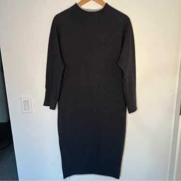 Frank & Eileen Isabelle Funnel Neck Dress grey sm… - image 1