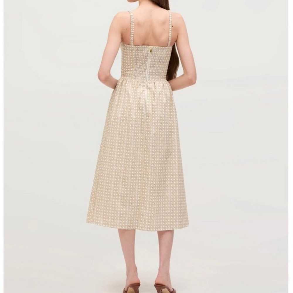 Hill House Juliana Dress in Sand Basketweave cott… - image 3