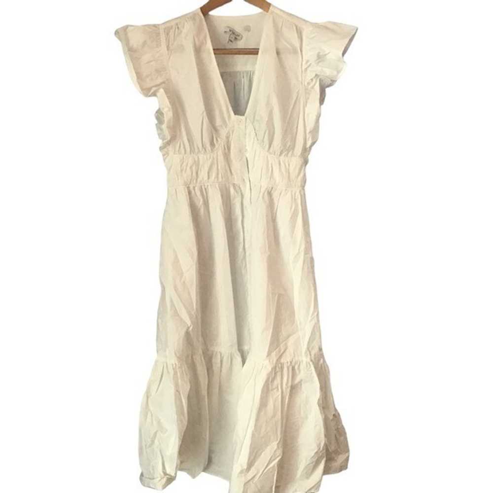 NWOT 10 Crosby Derek Lam GRETA RUFFLE SLEEVE DRESS - image 5