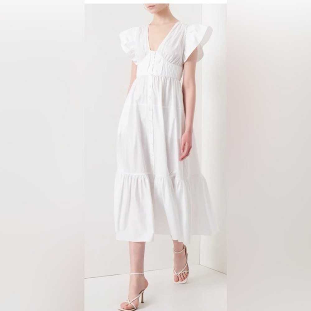 NWOT 10 Crosby Derek Lam GRETA RUFFLE SLEEVE DRESS - image 6