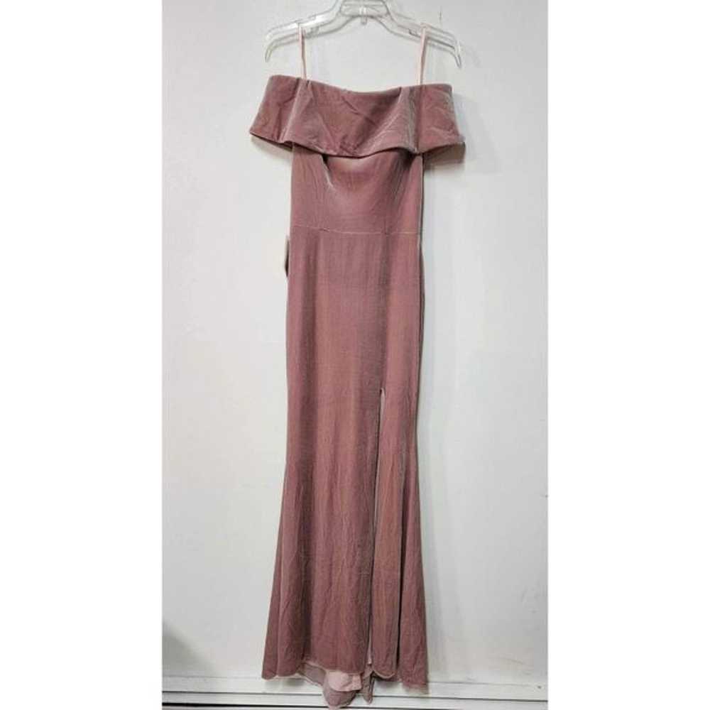 Anthropologie BHLDN Fawn Velvet Dress Size 4 - image 4