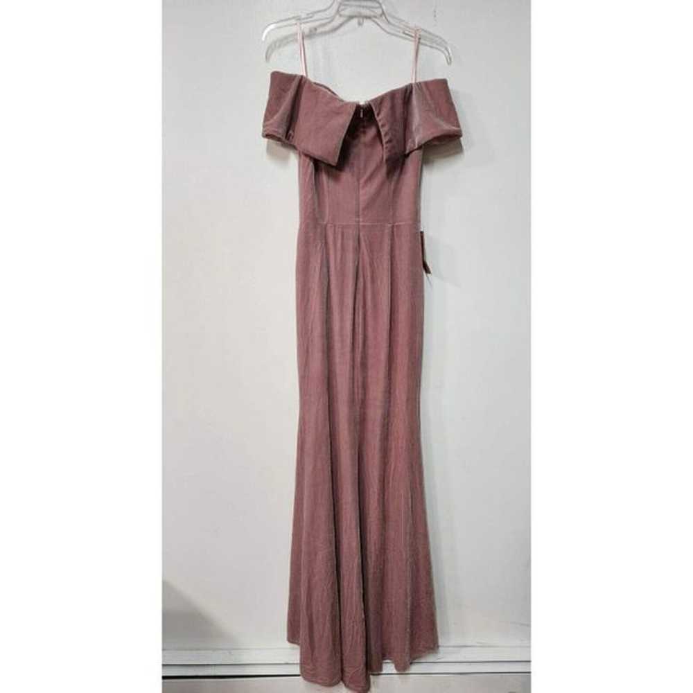 Anthropologie BHLDN Fawn Velvet Dress Size 4 - image 6