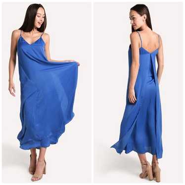 Brochu Walker Women's Blue Luna Cami V-Neck Dress… - image 1