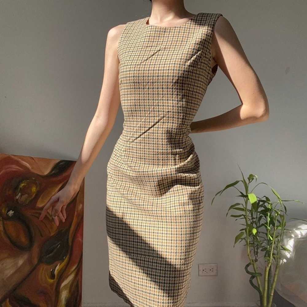 Classy houndstooth dress - image 1