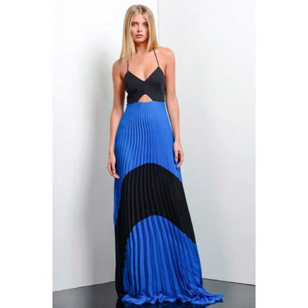 Karina Grimaldi Fabi Pleated Maxi Dress - image 3