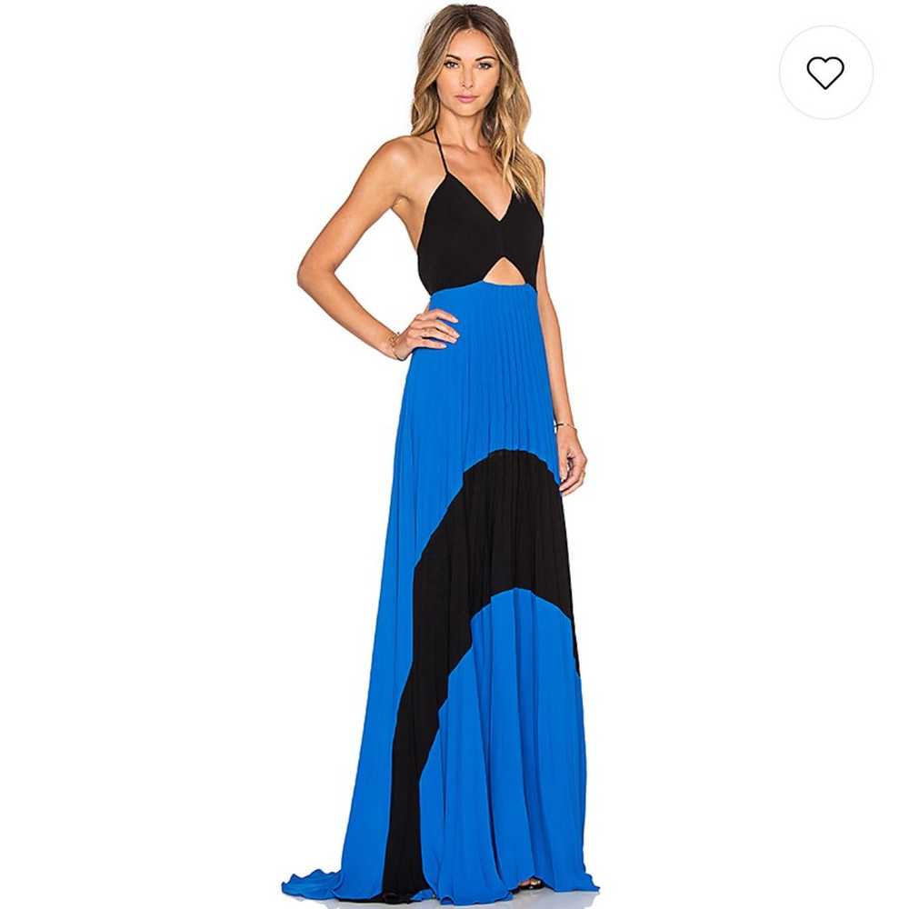 Karina Grimaldi Fabi Pleated Maxi Dress - image 4