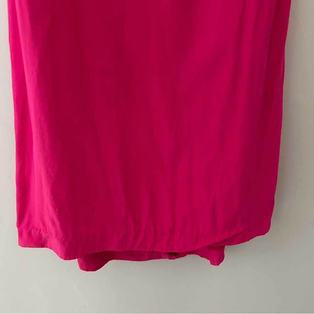 STAUD Rizzo Cady Fuscia Pink Open Back Maxi Dress - image 5