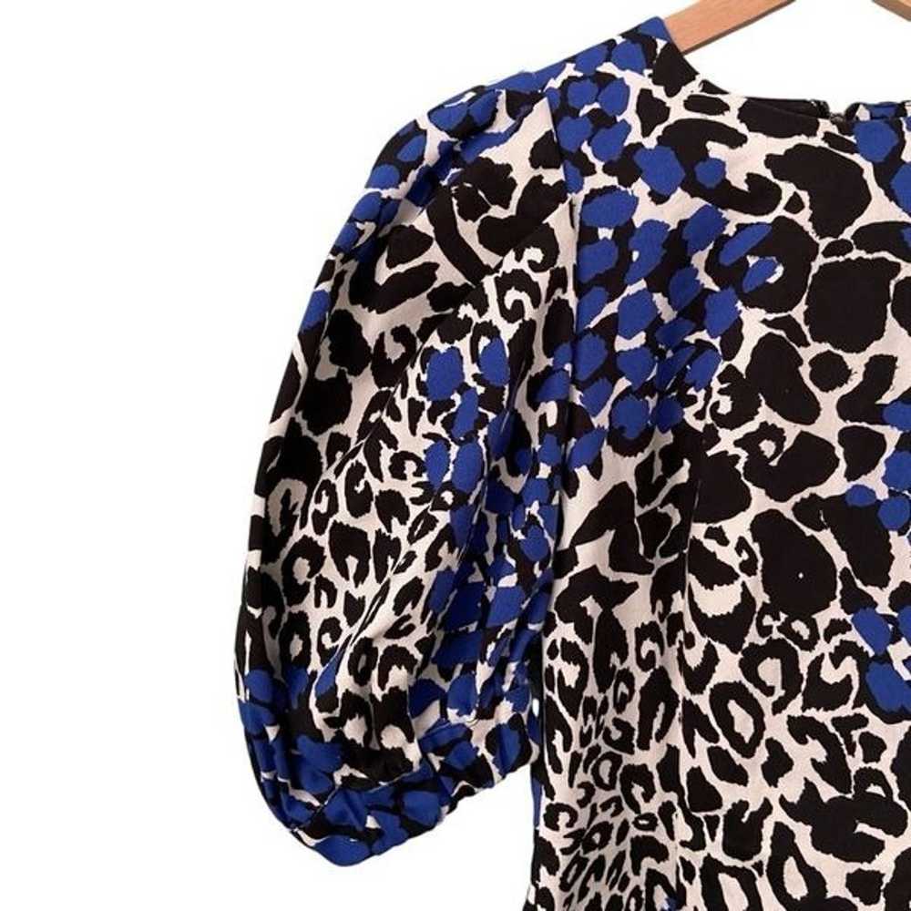 Marcell Von Berlin Bodycon Animal Print Puff Slee… - image 10