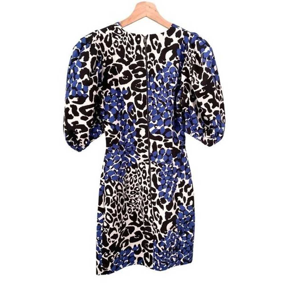 Marcell Von Berlin Bodycon Animal Print Puff Slee… - image 6