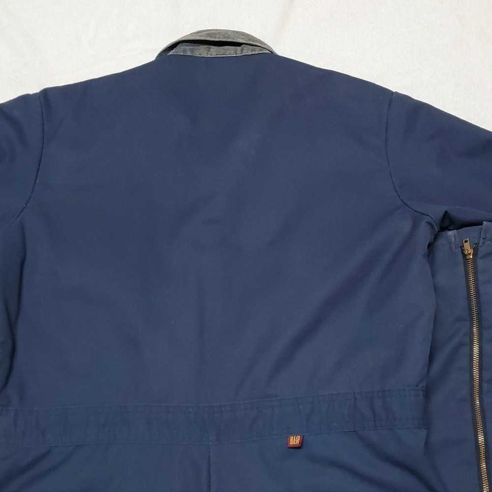 Vintage Wrangler Big Ben Navy Red Quilted Insulat… - image 10