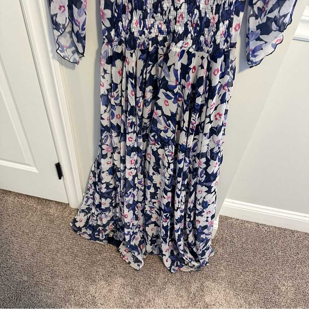 Tuckernuck Eywasouls Malibu Blue Floral Maxi Dres… - image 6