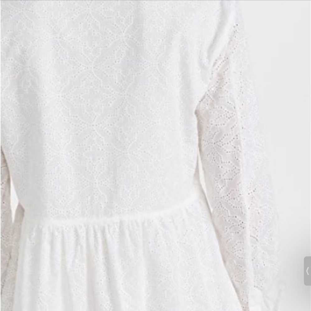 Veronica Beard Off-White Cotton Atari Dress Sz L/… - image 5