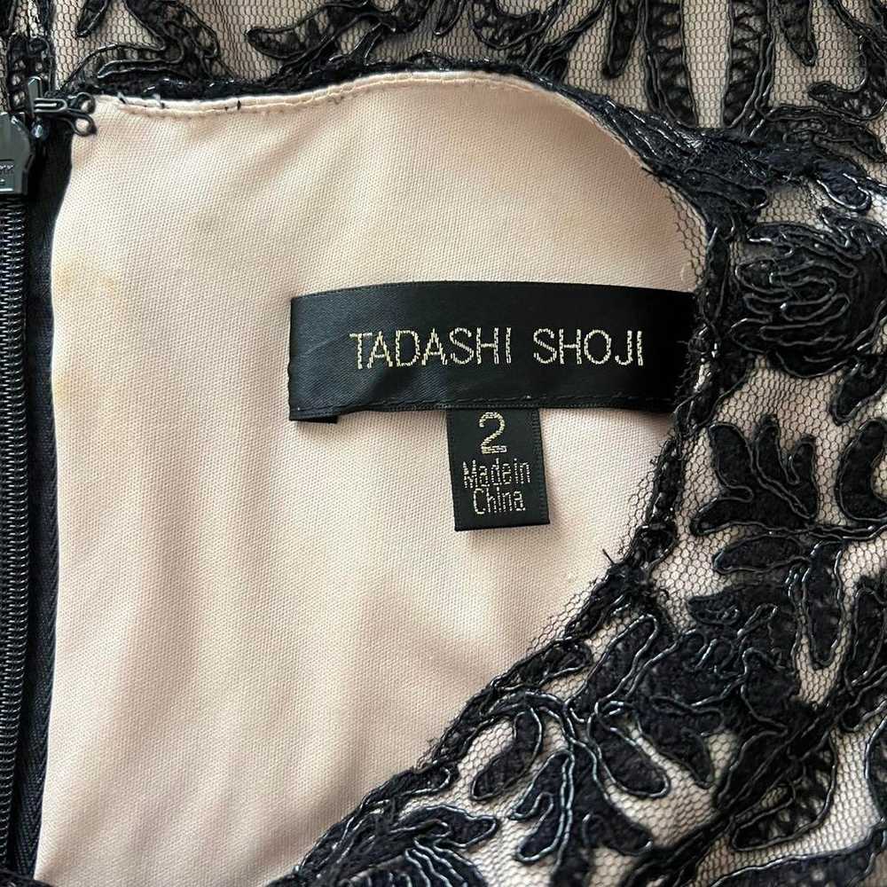 Tadashi Shoji Total Lace Black Pink 2 - image 4