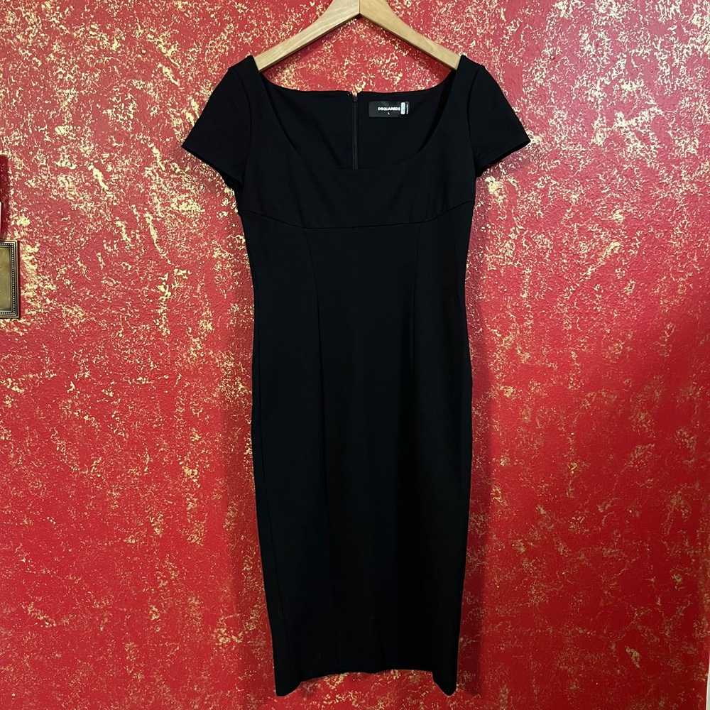 DSQUAREDS D2 Classic Body Con Little Black Dress 8 - image 2