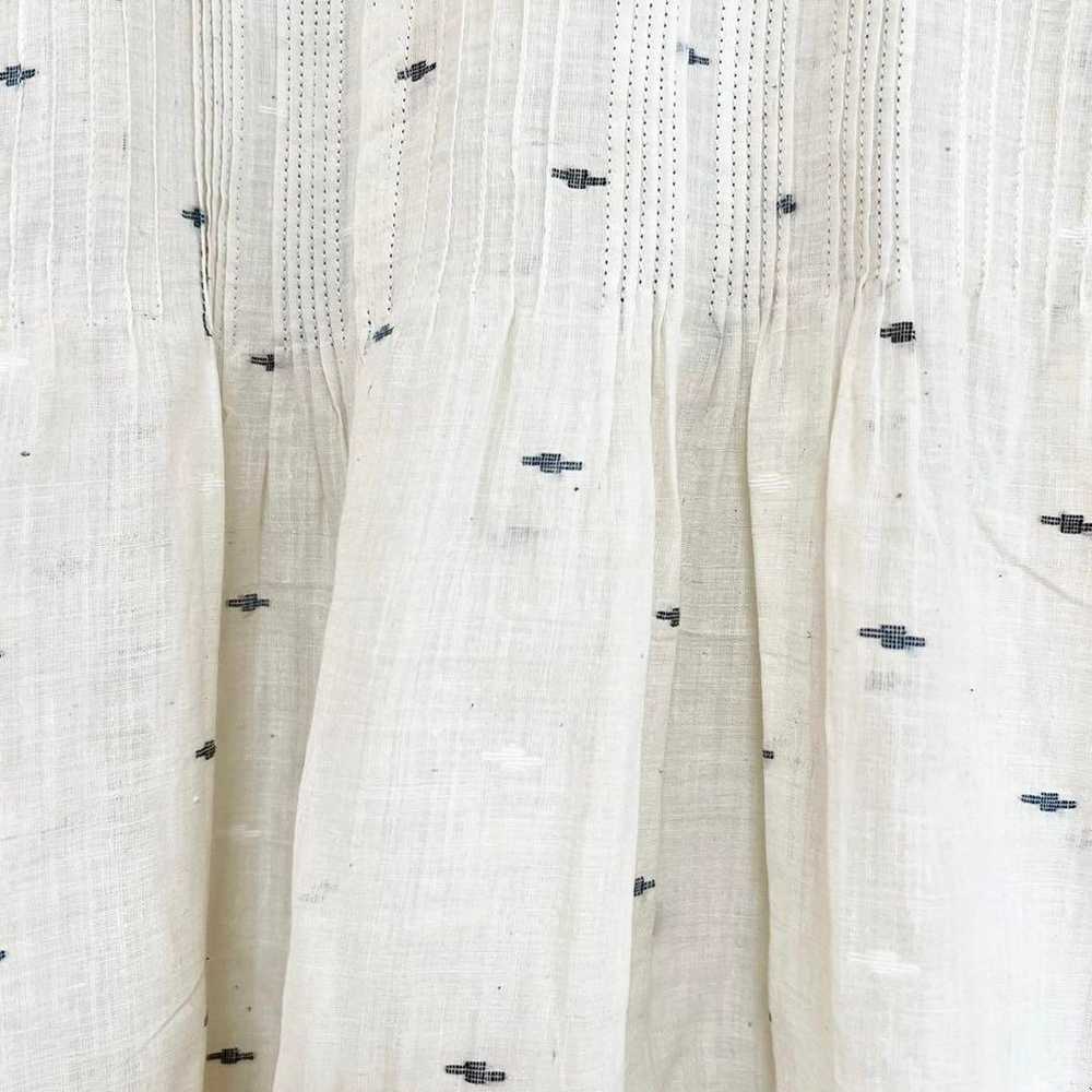 maku textiles Jamdani weave Khadi cotton pintuck … - image 6