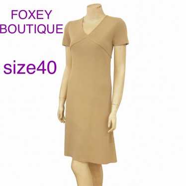 Foxy Boutique★Deep Beige★Summer Knit One-piece Dr… - image 1