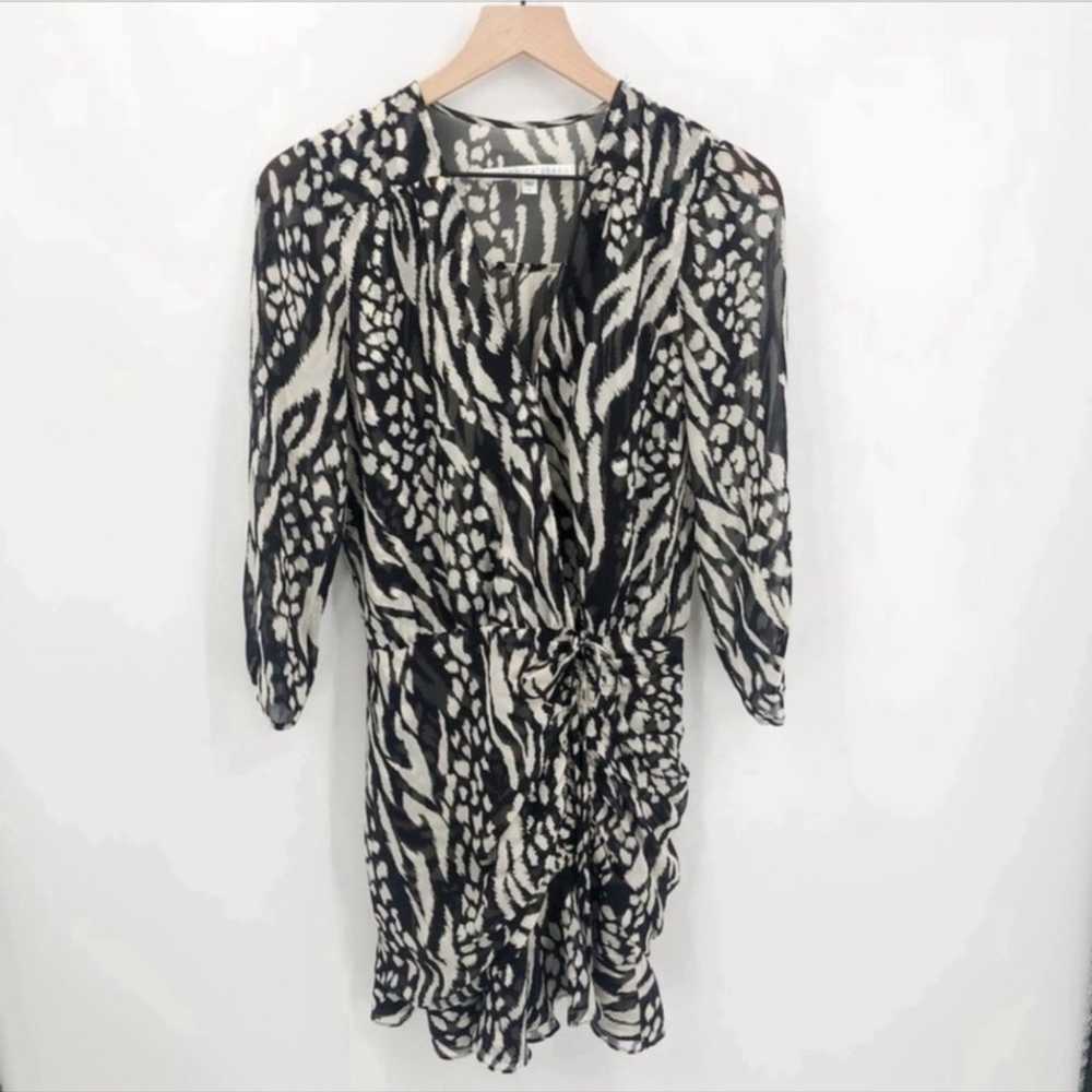 VERONICA BEARD Kiran Dress Long sleeve Silk Sz 14 - image 5