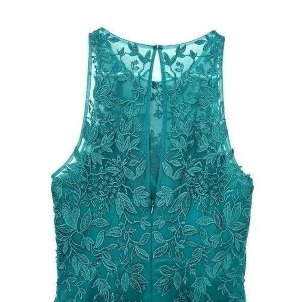 JVN Jovani Green Lace Mini Dress - image 5