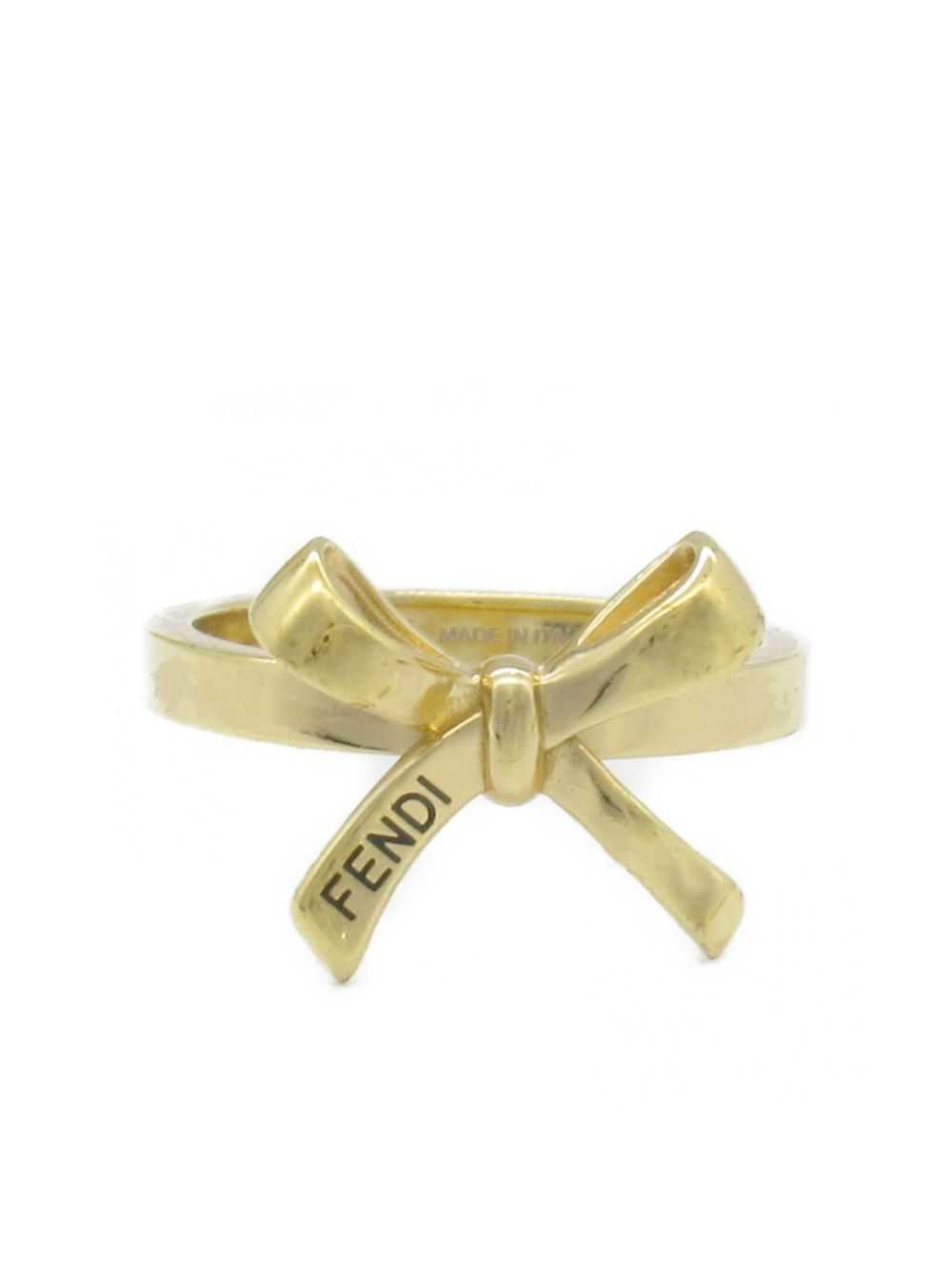 Fendi Pre-Owned 2010s Ribbon ring - Gold - image 1