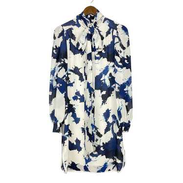 Troubadour Neiman Marcus Jabow Blue Abstract Prin… - image 1