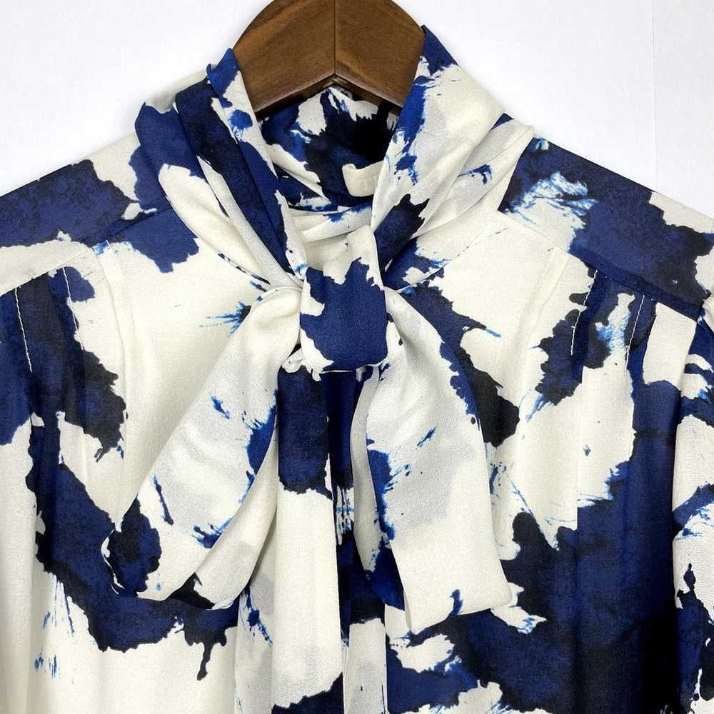 Troubadour Neiman Marcus Jabow Blue Abstract Prin… - image 7