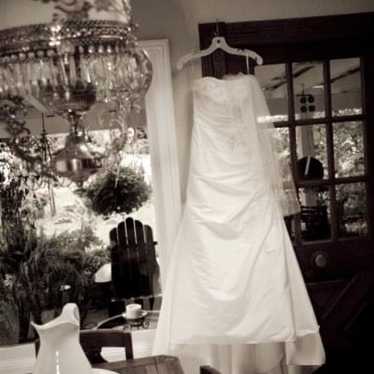 wedding dress size 4 - image 1