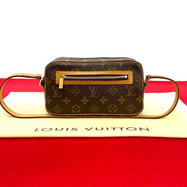 LOUIS VUITTON Shoulder Bag leather Brown Monogram… - image 1