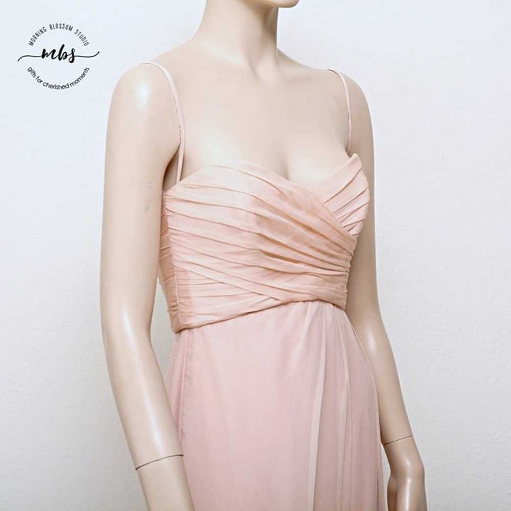 Amsale Brigitte Ombre Silk Spaghetti Strap Maxi D… - image 3