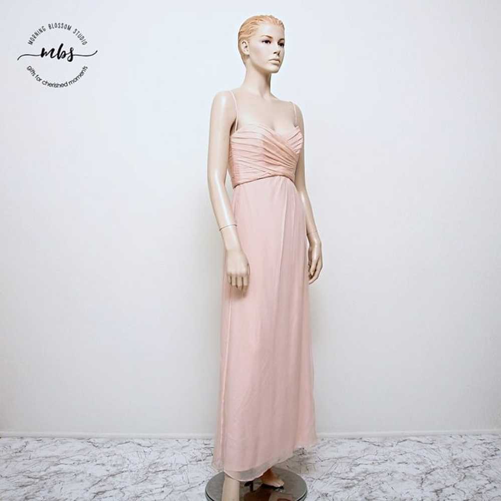 Amsale Brigitte Ombre Silk Spaghetti Strap Maxi D… - image 4