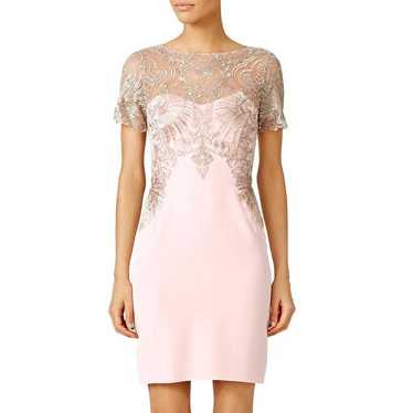 Marchesa Notte Blush Buckingham Dress Pink 4