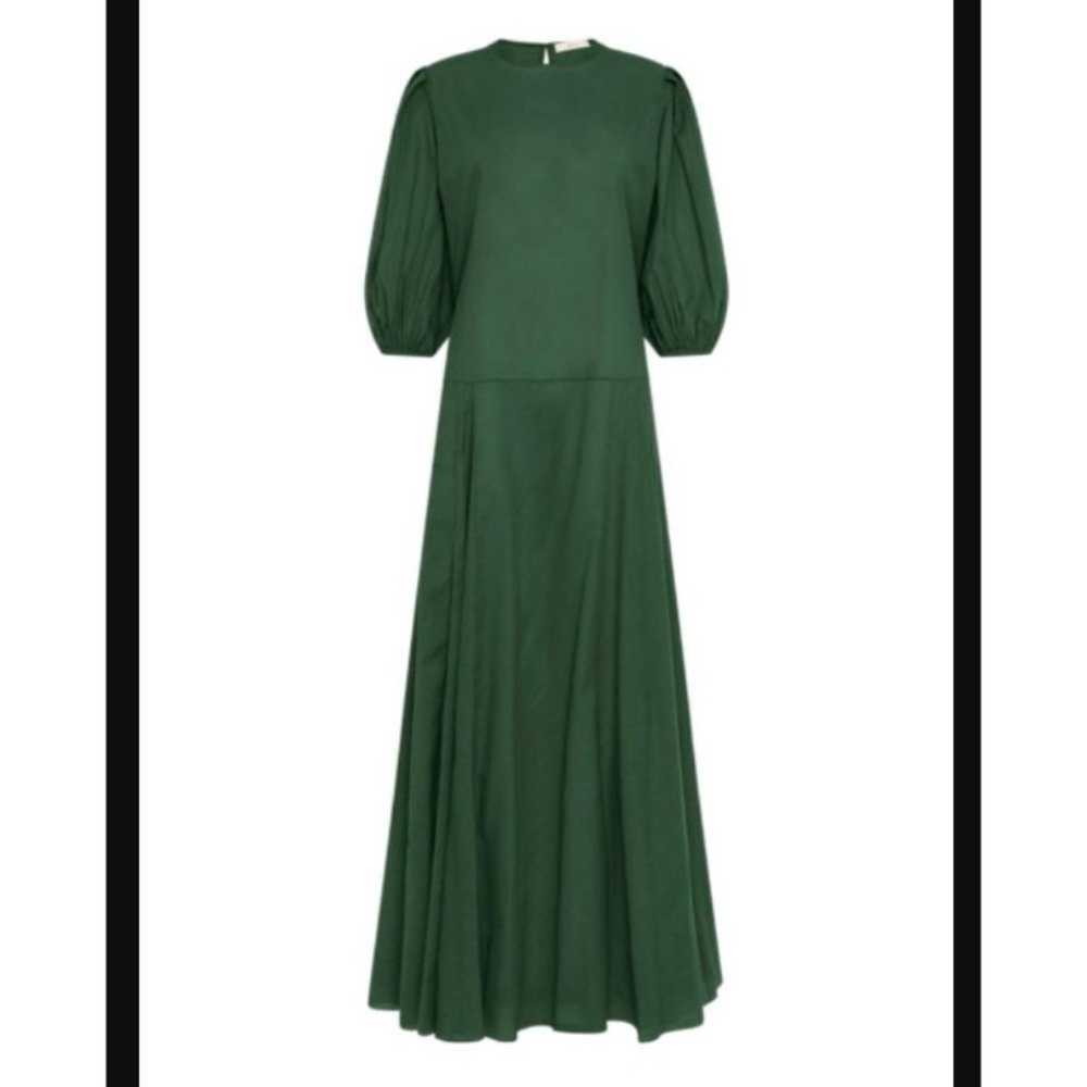 NWOT Matin Studio Green Bohemian Maxi Dress - image 6