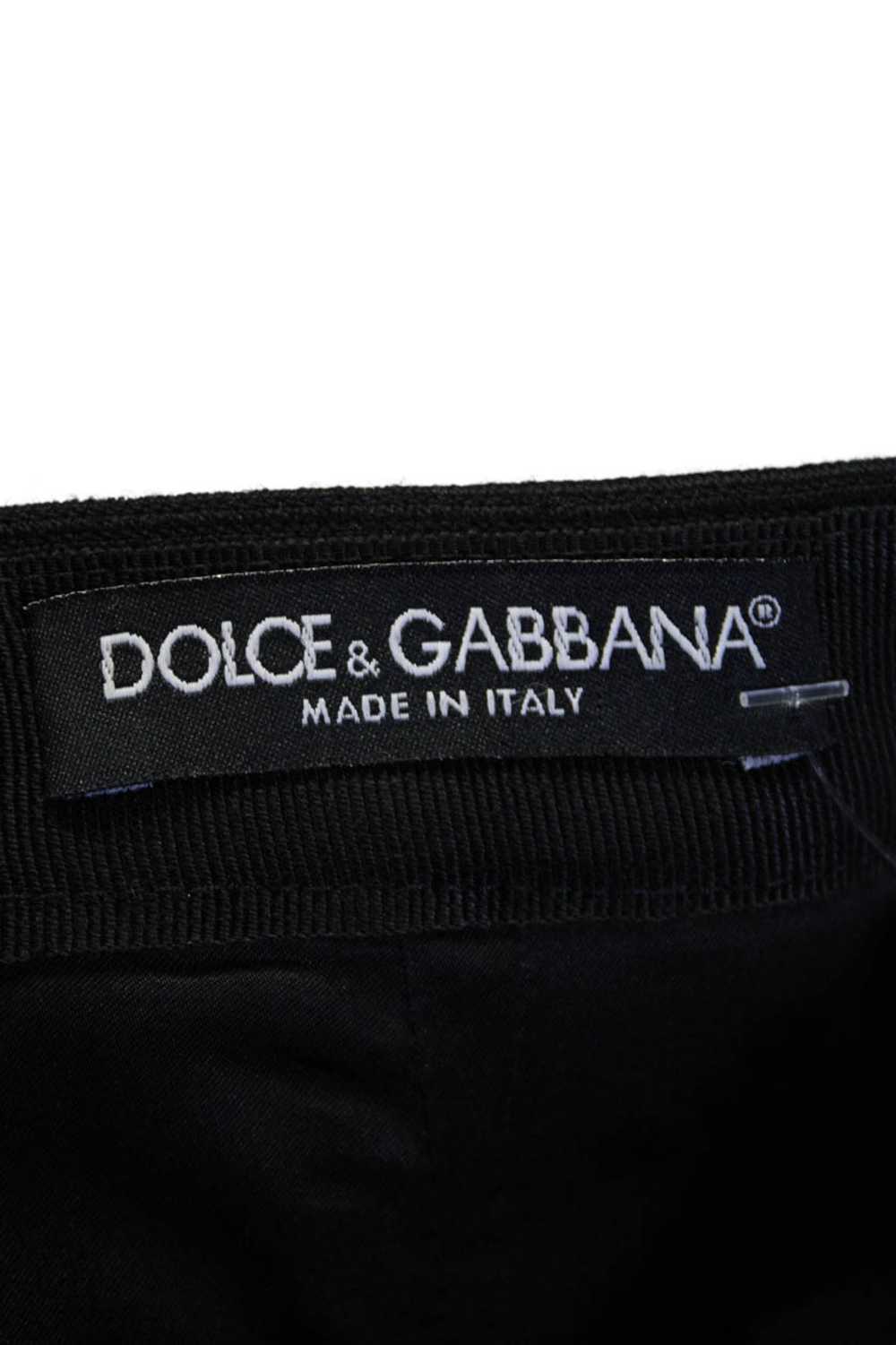 Dolce and Gabbana Womens Zipped Darted Ribbed Mid… - image 5