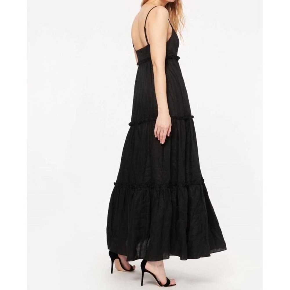 CAMI NYC M GENEVIEVE DRESS BLACK tiered maxi line… - image 3