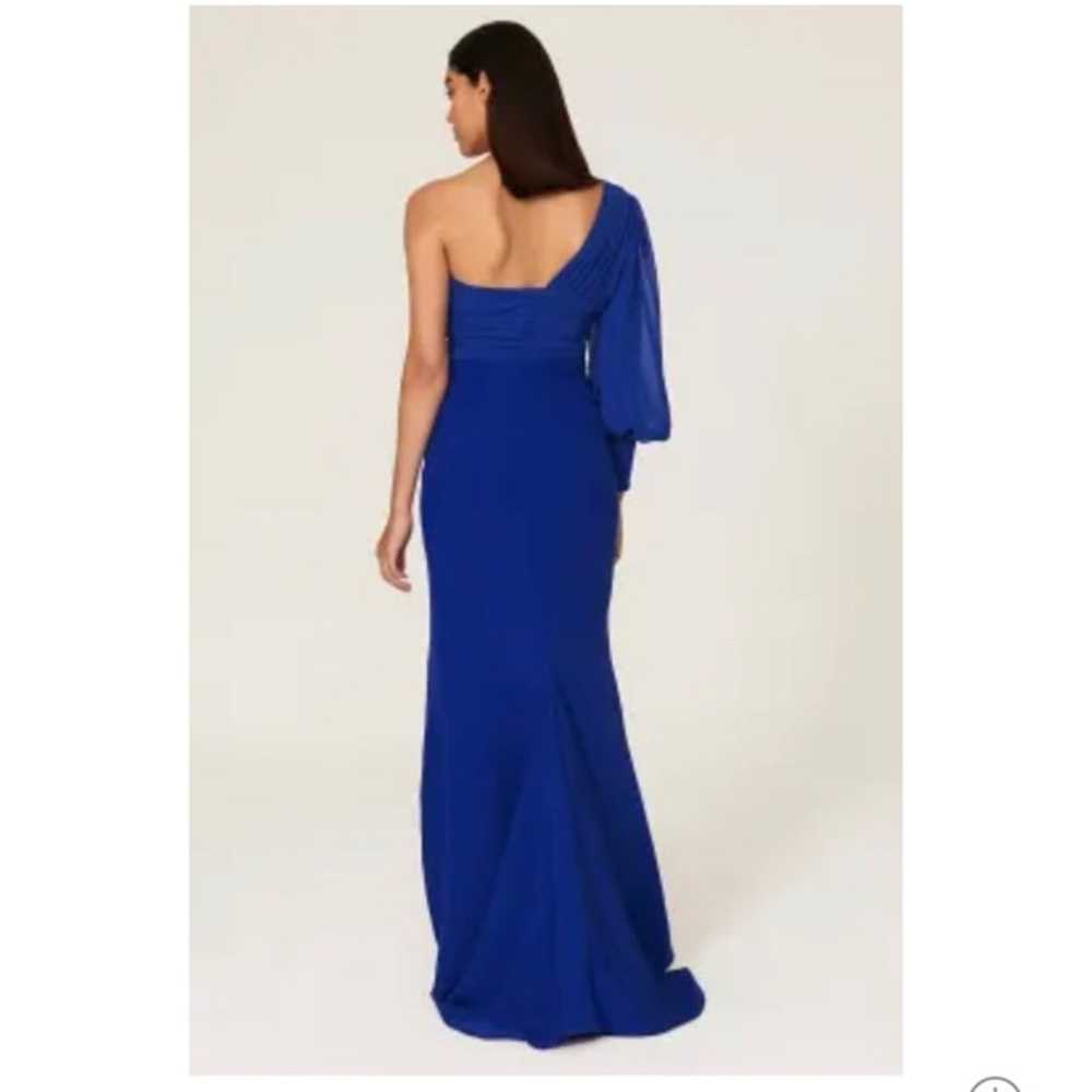 Elle Zeitoune Charles One Shoulder Gown Dress - image 3