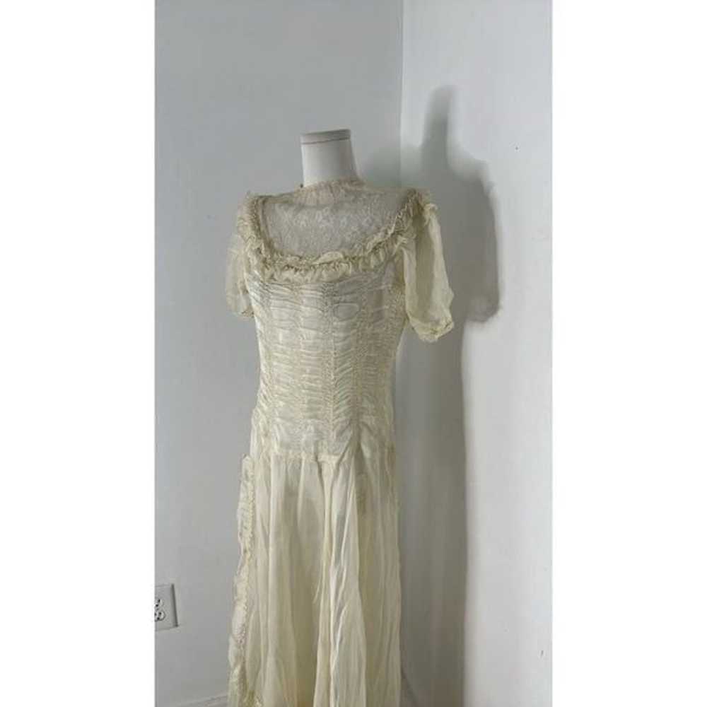 Vintage 1930s Ethereal Angelic Sheer Dress - image 2