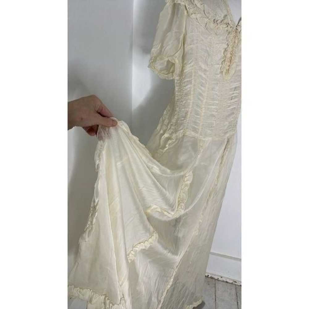 Vintage 1930s Ethereal Angelic Sheer Dress - image 3