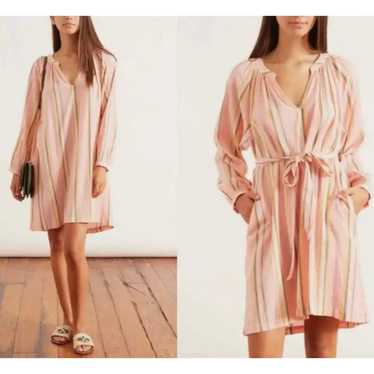 XIRENA Sabrine Dress in Pink Villa stripes