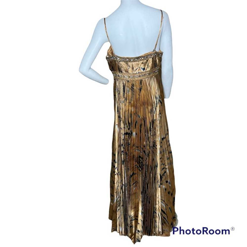 Formal Accordion Pleated Maxi Dress - image 3