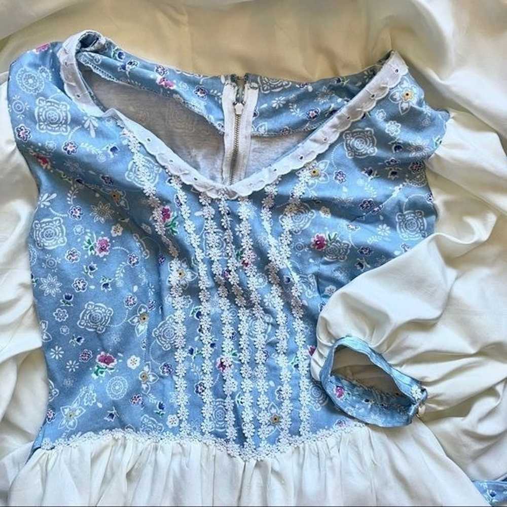 Handmade Gunne Sax Vintage Style Prairie Dress Bl… - image 10