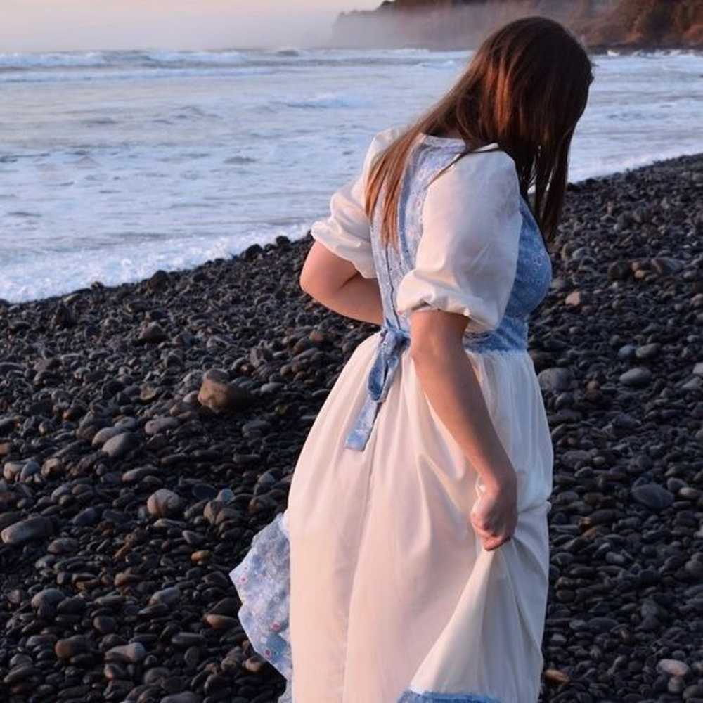 Handmade Gunne Sax Vintage Style Prairie Dress Bl… - image 8