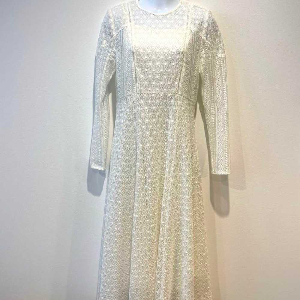 【Beautiful Condition】JILLSTUART Lace Dress White … - image 2