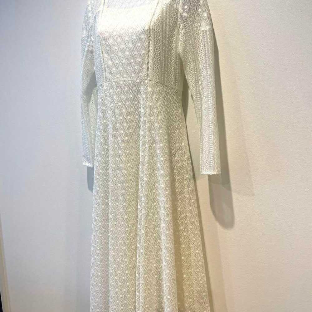 【Beautiful Condition】JILLSTUART Lace Dress White … - image 3