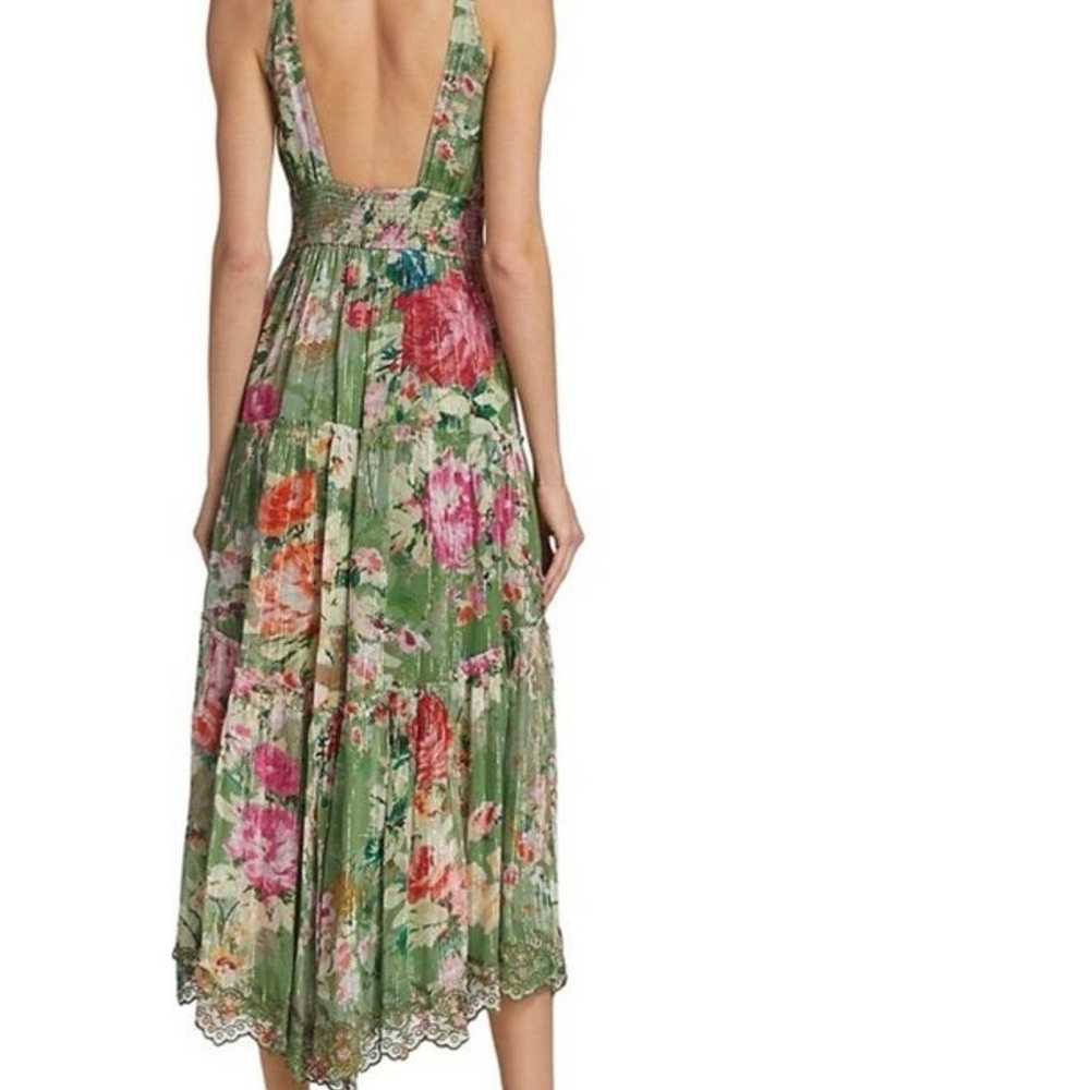 HEMANT AND NANDITA Zaria Floral
Sleeveless Midi-D… - image 2